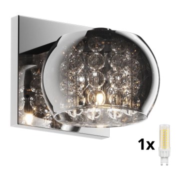 Brilagi - LED Kristāla sienas lampa JEWEL 1xG9/42W/230V