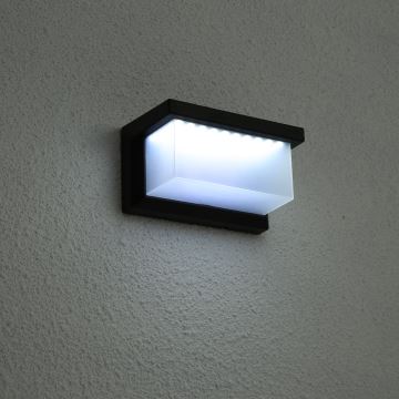 Brilagi - LED Saules enerģijas sienas lampa ar sensoru BRICK LED/12W/5,5V IP65