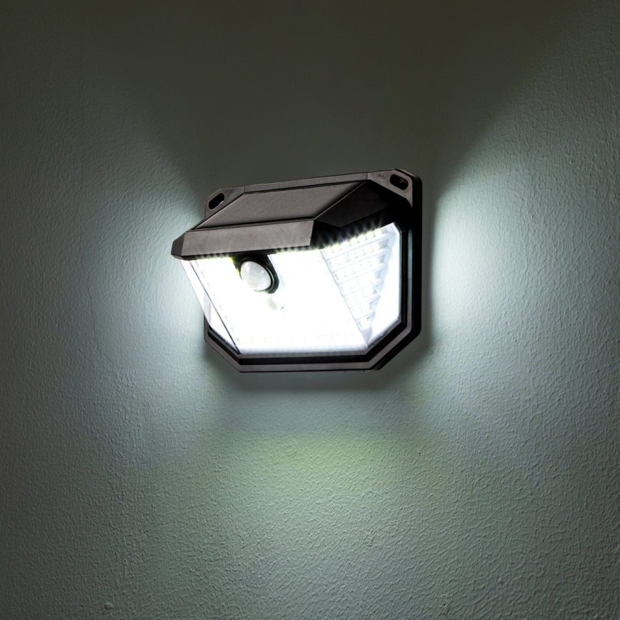 Brilagi - LED Saules enerģijas sienas lampa ar sensoru WALLIE LED/4W/5,5V 6500K IP65