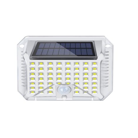 Brilagi - LED Saules enerģijas sienas lampa ar sensoru WALLIE LED/4W/5,5V 6500K IP64 sudraba