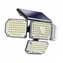 Brilagi - LED Saules enerģijas sienas lampa ar sensoru WALLIE LED/5W/5,5V IP65