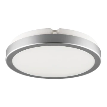 Brilagi - LED Vannas istabas griestu lampa PERA 18W/230V d. 22 cm IP65 sudraba