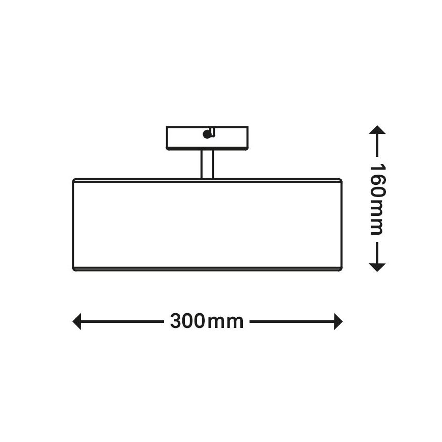 Brilo 3375-026 - Virsapmetuma lustra 1xE27/40W/230V