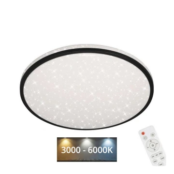 Brilo - LED Aptumšojama griestu lampa STARRY SKY LED/24W/230V 3000-6000K + tālvadības pults