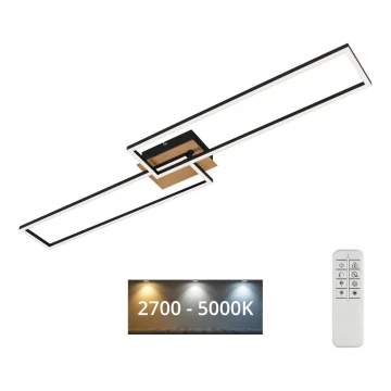 Brilo - LED Aptumšojama virsapmetuma lustra FRAME 2xLED/20W/230V 2700-5000K + tālvadības pults