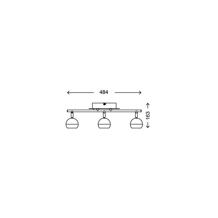 Briloner 2040-032 - LED RGB Aptumšojams starmetis 3xLED/3,3W/230V + tālvadības pults