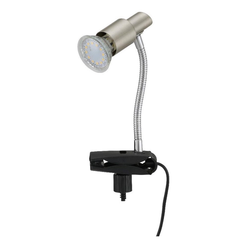 BRILONER 2877-012P - LED Galda lampa ar fiksatoru SIMPLE 1xGU10/3W/230V