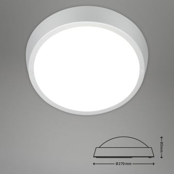 Briloner 3018-014 - LED Vannas istabas griestu lampa HAGEN LED/24W/230V IP44