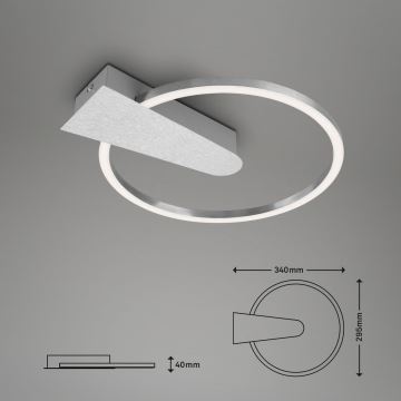 Briloner 3542-018 - LED Aptumšojama griestu lampa FRAME LED/12W/230V 3000K