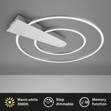 Briloner 3543-018 - LED Aptumšojama griestu lampa NICO LED/25W/230V hroms