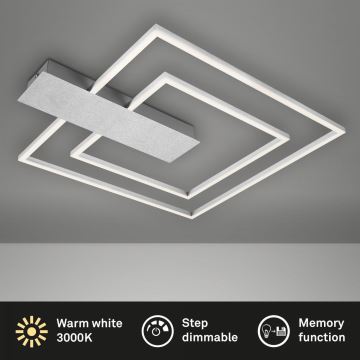 Briloner 3545-018 - LED Aptumšojama griestu lampa NICO LED/25W/230V hroms