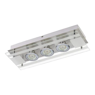 Briloner 3552-032 - LED Griestu gaismeklis PURISTA 3xLED/5W/230V