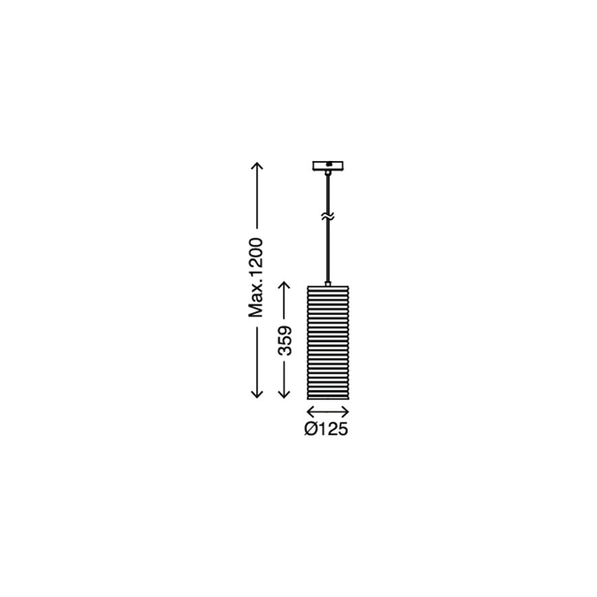 Briloner 4313-018 - Lustra ar auklu 1xE27/40W/230V