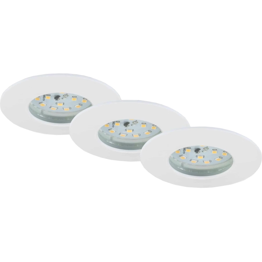 Briloner 7231-036 - KOMPLEKTS 3x LED Aptumšojama iegremdējama vannas istabas lampa LED/5,5W/230V IP44