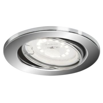 Briloner 7277-038 - KOMPLEKTS 3x LED Aptumšojama iegremdējama vannas istabas lampa 1xGU10/5W/230V IP23