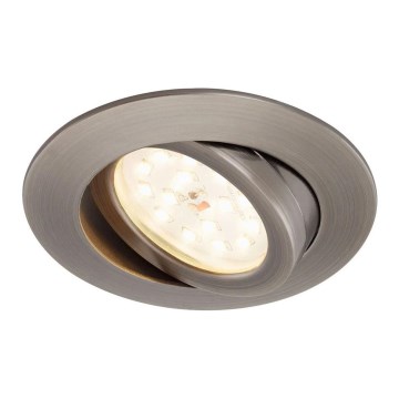 Briloner 7296-011 - LED Aptumšojama iegremdējama vannas istabas lampa ATTACH LED/6,5W/230V IP23 antracīta