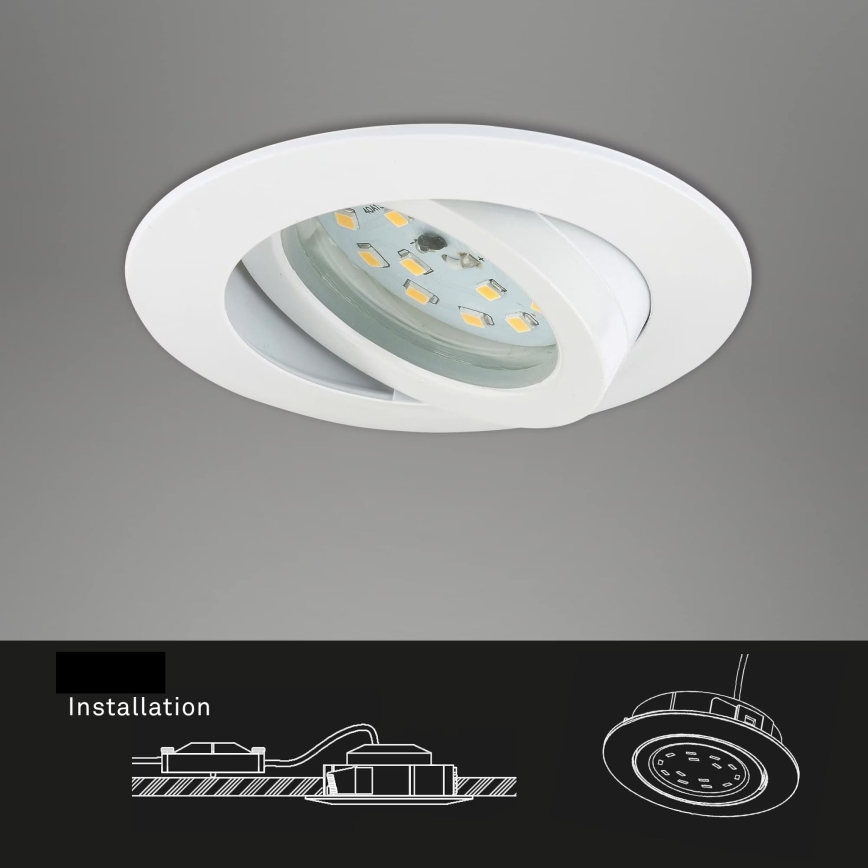 Briloner 7296-016 - LED Aptumšojama iegremdējama vannas istabas lampa LED/6,5W/230V IP23