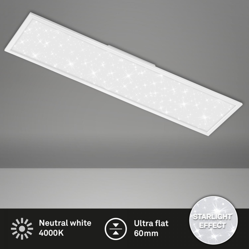 Briloner 7393-016 - LED Virsapmetuma panelis STAR SKY LED/38W/230V 4000K