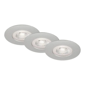 Briloner - KOMPLEKTS 3x LED Aptumšojams vannas istabas lampa LED/4,9W/230V IP44