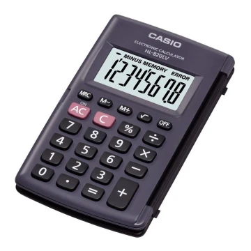 Casio - Kabatas kalkulators 1xLR54 pelēks
