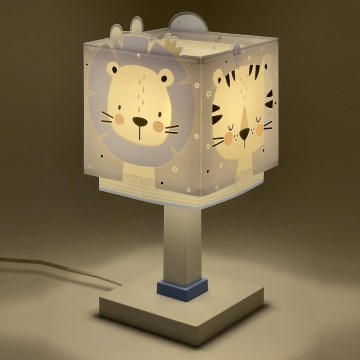Dalber 63111T - Bērnu lampa JUNGLE 1xE14/8W/230V zila
