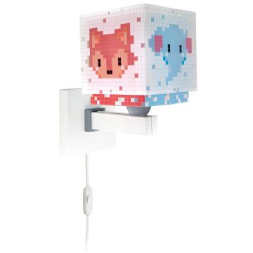 Dalber 63379 - Bērnu sienas lampa LITTLE PIXEL 1xE27/15W/230V