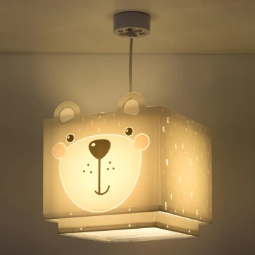 Dalber 64572 - Bērnu lustra LITTLE TEDDY 1xE27/60W/230V