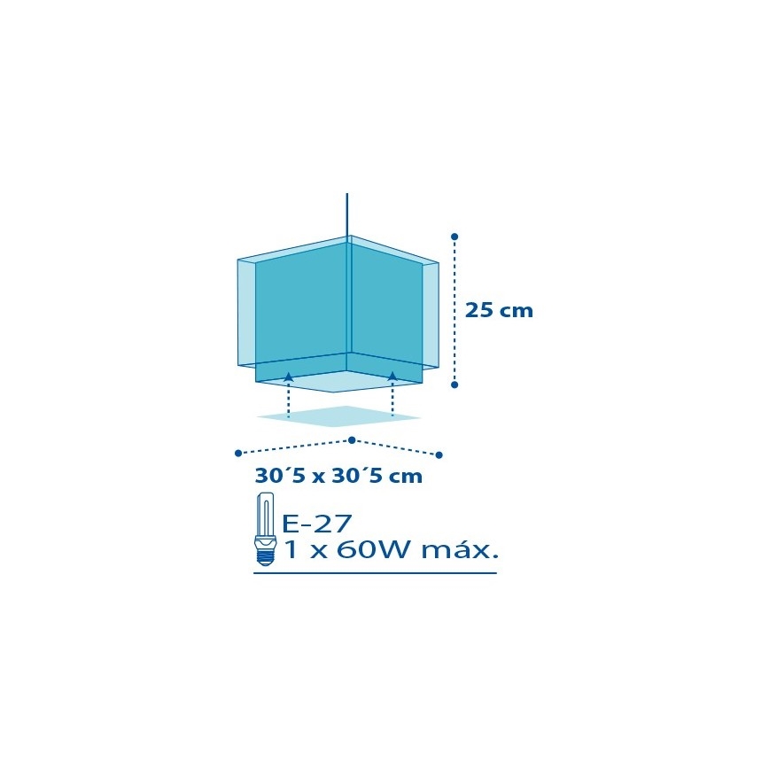 Dalber D-43422 - Bērnu gaismeklis PETIT MARIN 1xE27/60W/230V