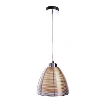 Deko-Light 342025 - Lustra ar auklu FILO 1xE27/60W/230V d. 19 cm sudraba