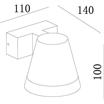 Deko-Light 731076 - LED Āra sienas lampa SERPENTIS LED/6,2W/230V IP54 melna