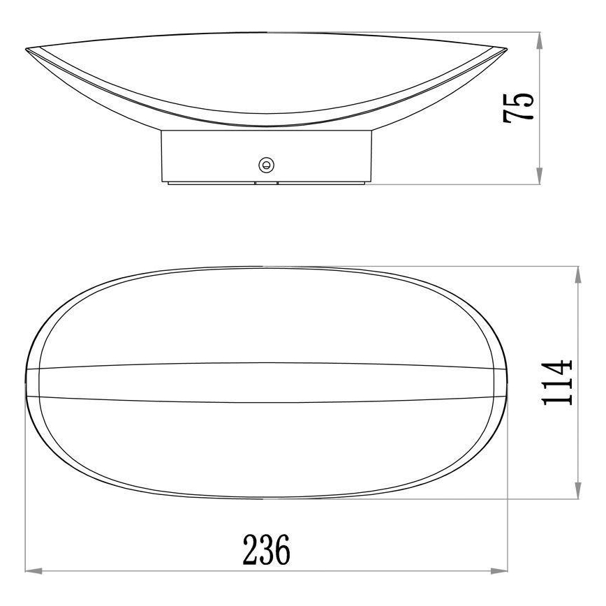 Deko-Light 731078 - LED Āra sienas lampa AVIOR LED/12,7W/230V IP54 antracīta