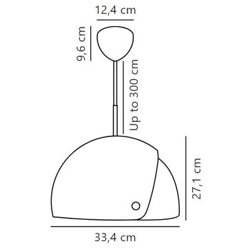 DFTP by Nordlux - Lustra ar auklu ALIGN 1xE27/15W/230V balta