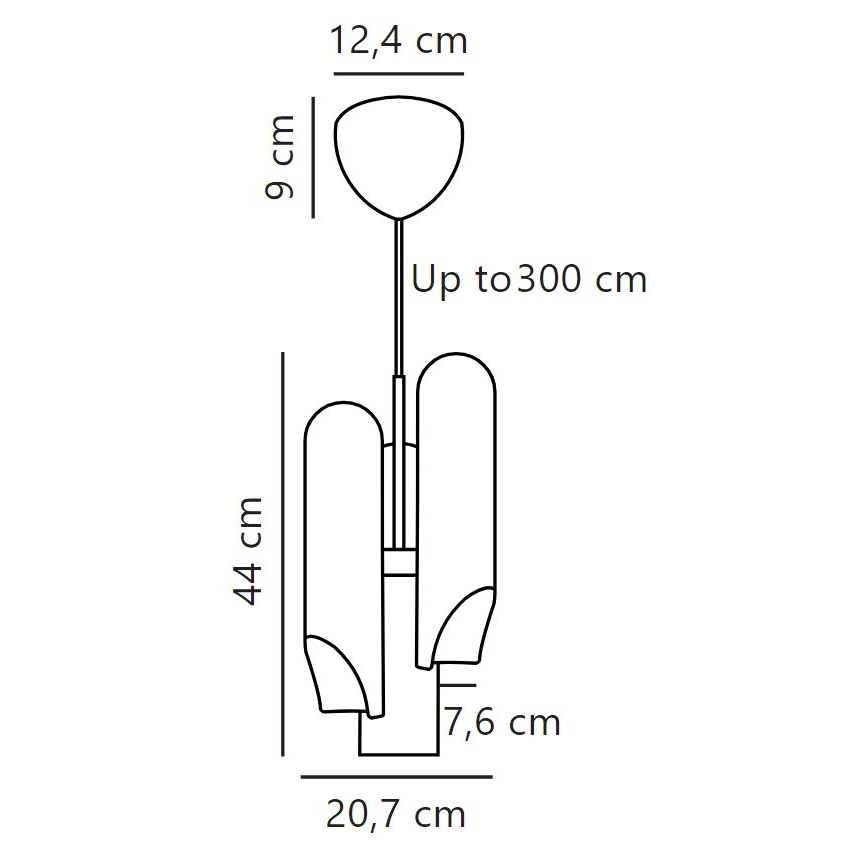 DFTP by Nordlux - Lustra ar auklu ROCHELLE 3xGU10/15W/230V