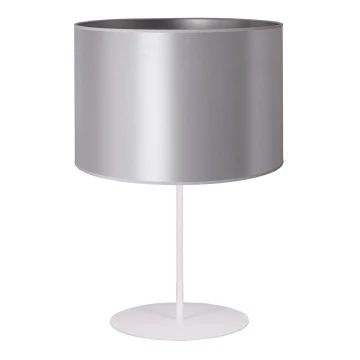 Duolla - Galda lampa CANNES 1xE14/15W/230V 20 cm sudraba/balta