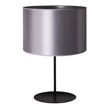 Duolla - Galda lampa CANNES 1xE14/15W/230V 20 cm sudraba/melna