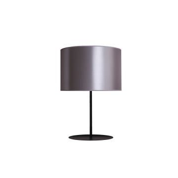 Duolla - Galda lampa CANNES 1xE14/15W/230V 20 cm sudraba/melna