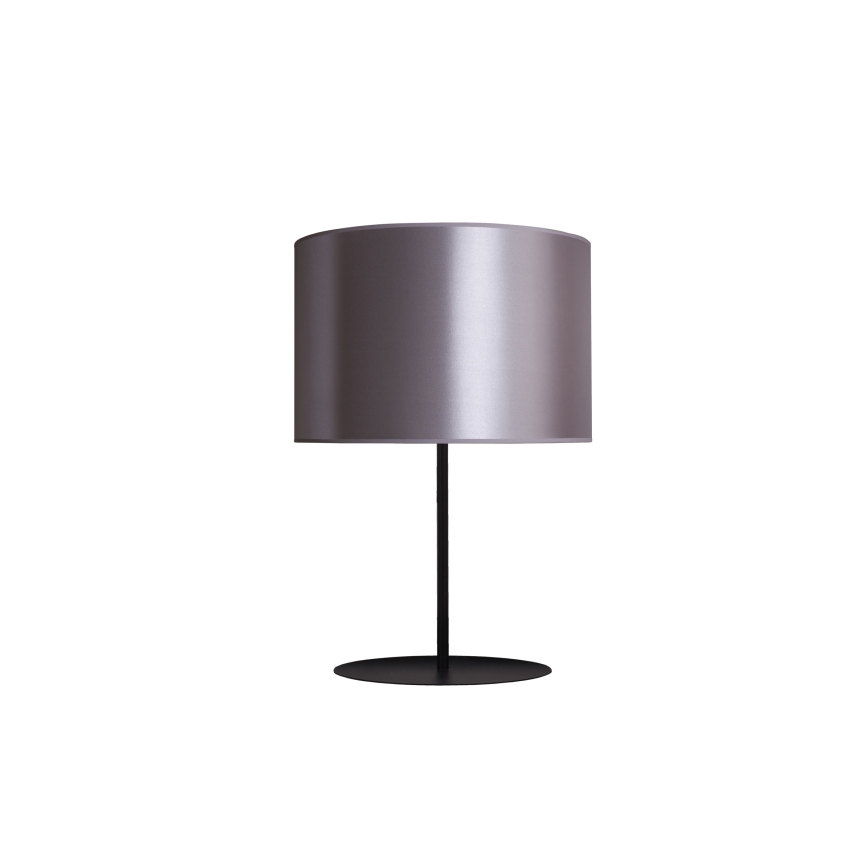 Duolla - Galda lampa CANNES 1xE14/15W/230V 20 cm sudraba/varš/melna