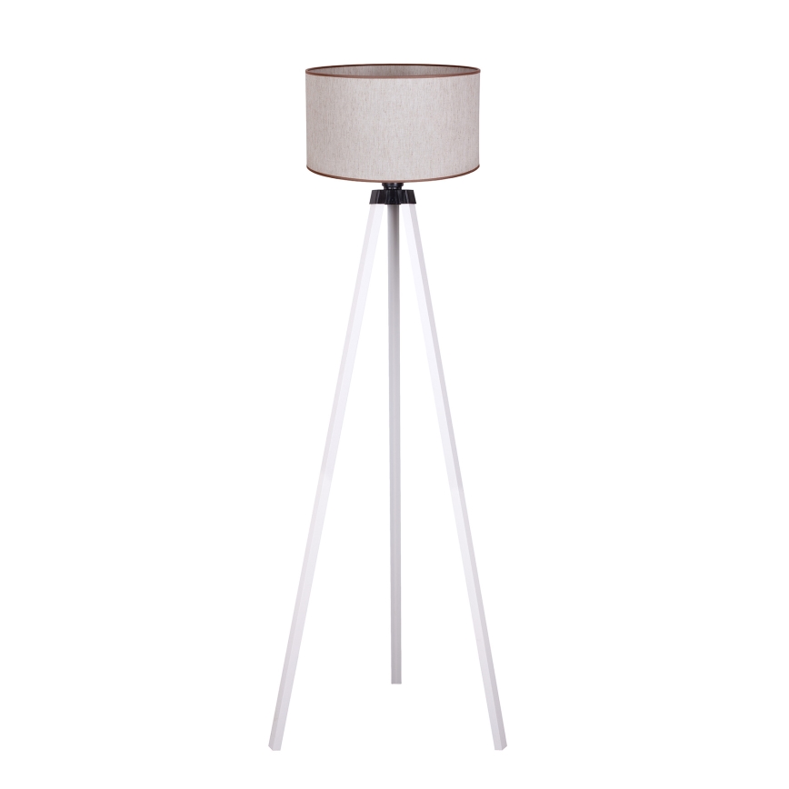 Duolla - Grīdas stāvlampa 1xE27/60W/230V bēša/balta