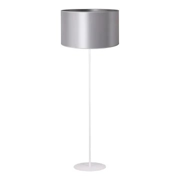 Duolla - Grīdas stāvlampa CANNES 1xE27/15W/230V 45 cm sudraba/balta