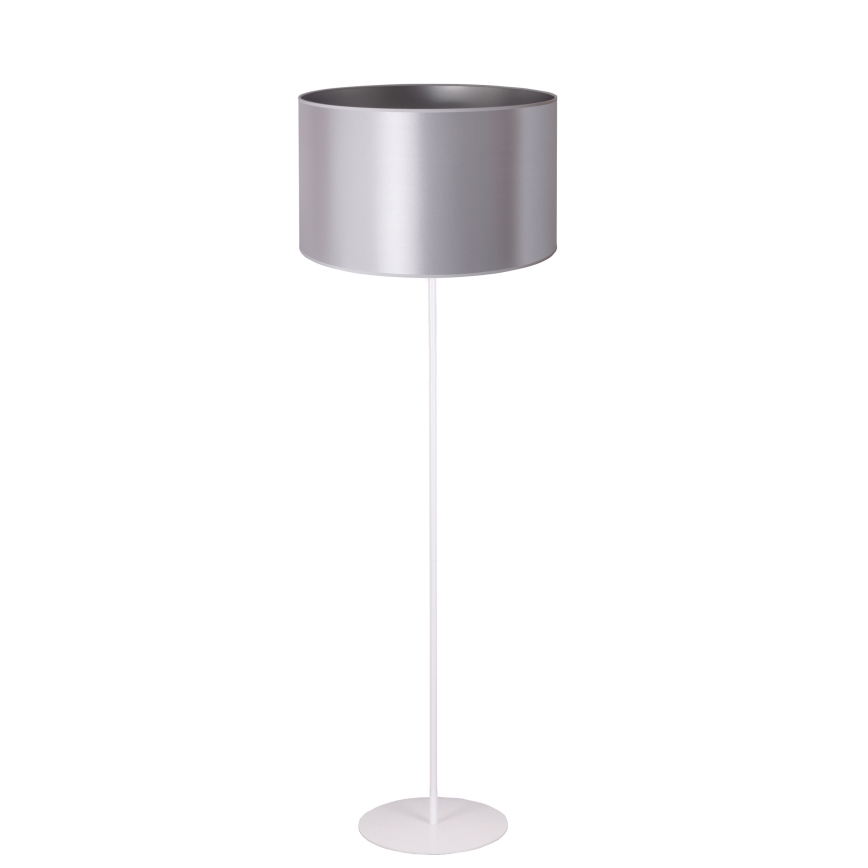 Duolla - Grīdas stāvlampa CANNES 1xE27/15W/230V 45 cm sudraba/balta