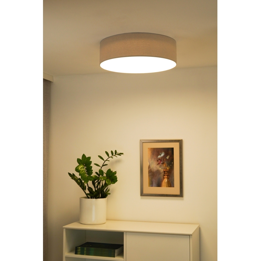 Duolla - LED Griestu lampa CORTINA LED/26W/230V d. 45 cm pelēka