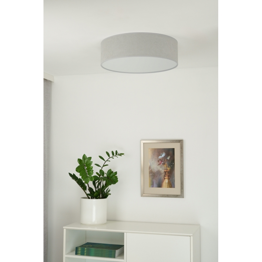 Duolla - LED Griestu lampa CORTINA LED/26W/230V d. 45 cm pelēka