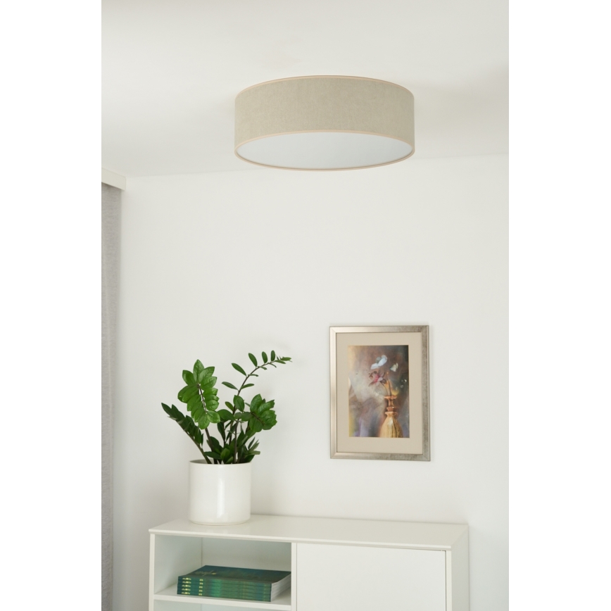 Duolla - LED Griestu lampa CORTINA LED/26W/230V d. 30 cm bēša