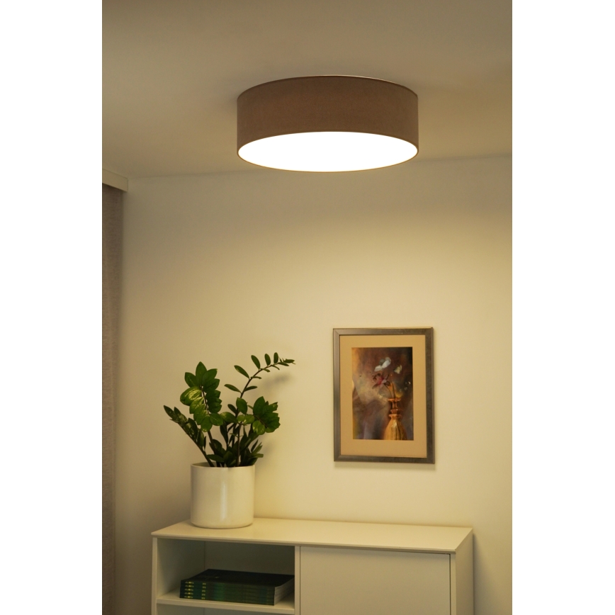 Duolla - LED Griestu lampa CORTINA LED/26W/230V d. 30 cm brūna