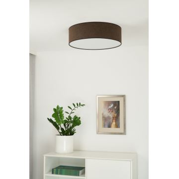 Duolla - LED Griestu lampa CORTINA LED/26W/230V d. 30 cm brūna