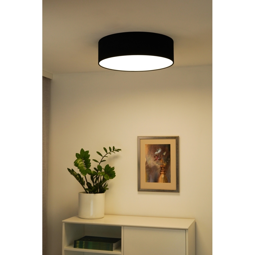 Duolla - LED Griestu lampa CORTINA LED/26W/230V d. 30 cm melna