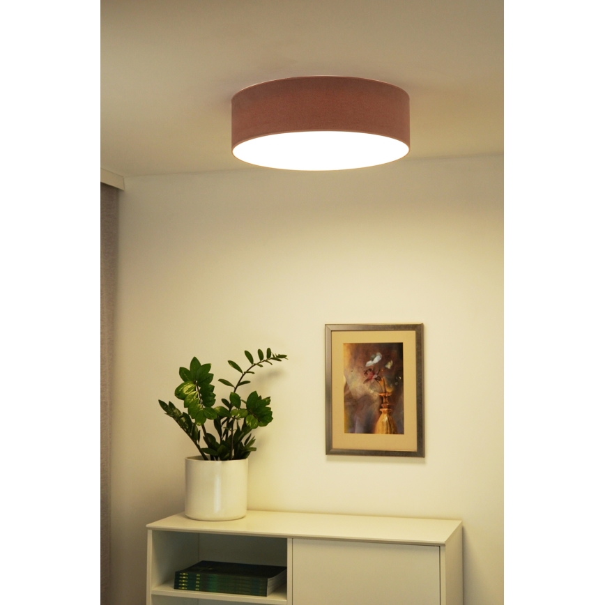 Duolla - LED Griestu lampa CORTINA LED/26W/230V d. 30 cm rozā