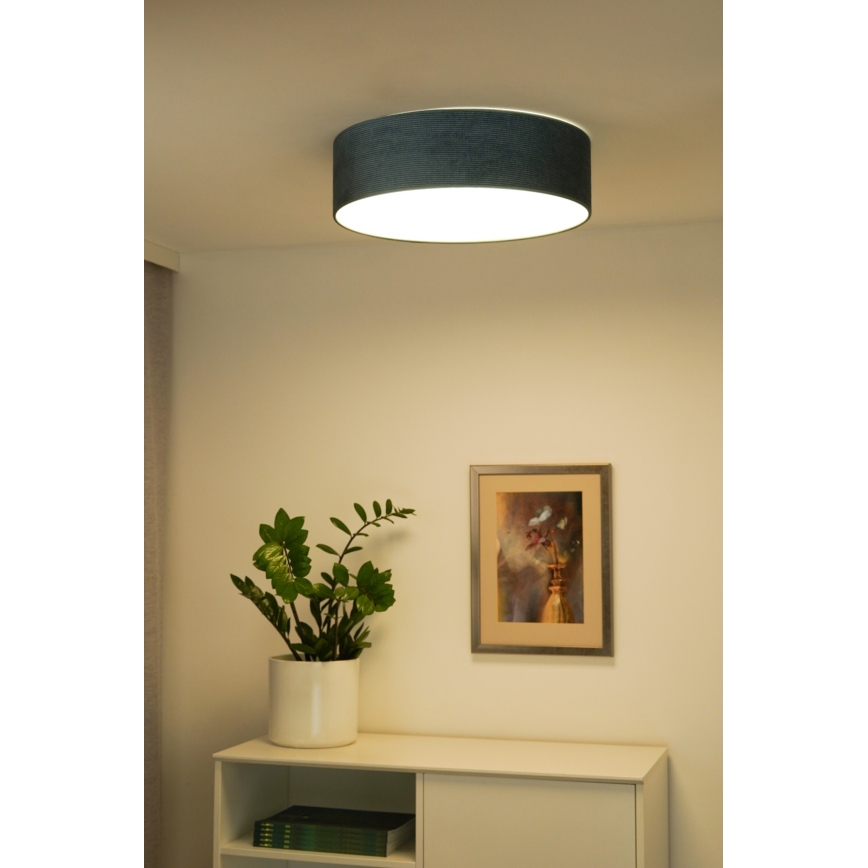 Duolla - LED Griestu lampa CORTINA LED/26W/230V d. 30 cm tirkīza