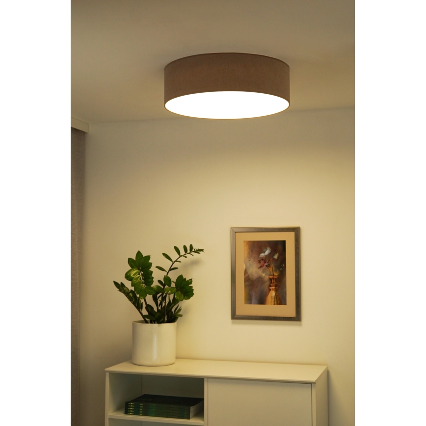 Duolla - LED Griestu lampa CORTINA LED/26W/230V d. 45 cm brūna