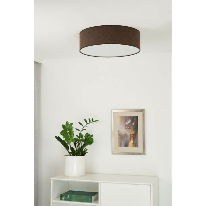 Duolla - LED Griestu lampa CORTINA LED/26W/230V d. 45 cm brūna